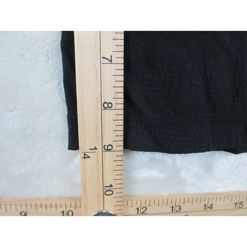 Athleta Shorts Womens 8 Black Chino‎ Bermuda Casual Ladies*
